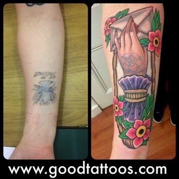  Cover-up Tattoo by Ian The Comedian 